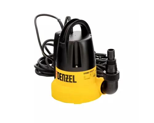 Дренажный насос DP500E, 500 Вт, подъем 7 м, 7000 л/ч Denzel Дренажный насос DP500E, 500 Вт, подъем 7 м, 7000 л/ч Denzel