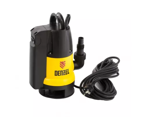 Дренажный насос DP800A, 800 Вт, подъем 5 м, 13000 л/ч Denzel Дренажный насос DP800A, 800 Вт, подъем 5 м, 13000 л/ч Denzel