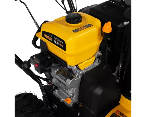 Бензиновая снегоуборочная машина SBL 711D PRO, 302cc, эл.старт, фара, обогрев, блок. дифф.// Denzel Бензиновая снегоуборочная машина SBL 711D PRO, 302cc, эл.старт, фара, обогрев, блок. дифф.// Denzel