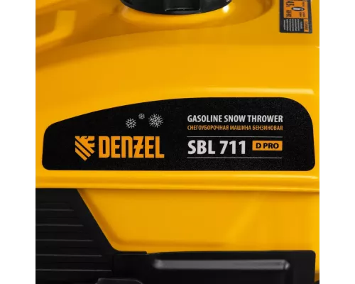 Бензиновая снегоуборочная машина SBL 711D PRO, 302cc, эл.старт, фара, обогрев, блок. дифф.// Denzel Бензиновая снегоуборочная машина SBL 711D PRO, 302cc, эл.старт, фара, обогрев, блок. дифф.// Denzel
