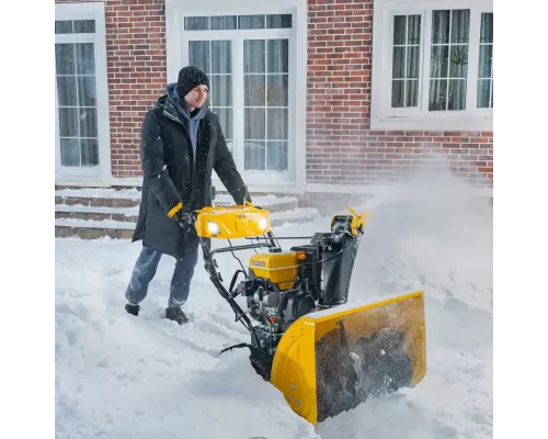 Бензиновая снегоуборочная машина SBL 711DT PRO, 420cc, гусеницы, эл.старт, блок. дифф.// Denzel Бензиновая снегоуборочная машина SBL 711DT PRO, 420cc, гусеницы, эл.старт, блок. дифф.// Denzel