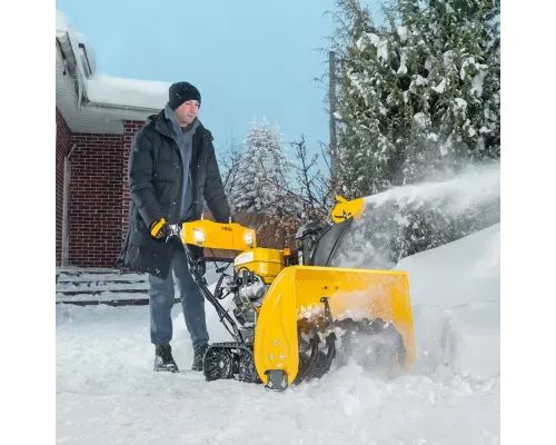 Бензиновая снегоуборочная машина SBL 711DT PRO, 420cc, гусеницы, эл.старт, блок. дифф.// Denzel Бензиновая снегоуборочная машина SBL 711DT PRO, 420cc, гусеницы, эл.старт, блок. дифф.// Denzel