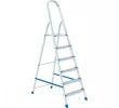Стремянка, 6 ступеней, алюминиевая, Россия, Сибртех
