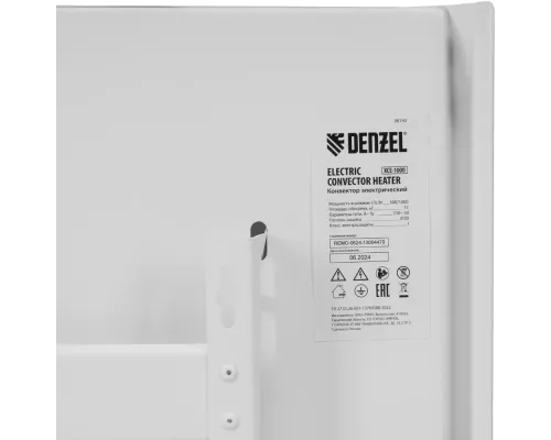 Конвектор электрический XCE-1000, 230 В, 1000 Вт, X-образный нагреватель Denzel Конвектор электрический XCE-1000, 230 В, 1000 Вт, X-образный нагреватель Denzel