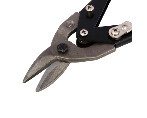 ЕРМАК Ножницы по металлу 250 мм, двухкомпонентная рукоятка, правый