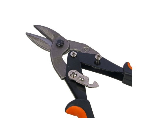 ЕРМАК Ножницы по металлу 250 мм, двухкомпонентная рукоятка, правый