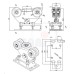 Каретки для откатных воро » Для профиля 100х90 стенка 4мм » WR-5MM-100/90 - Zabi