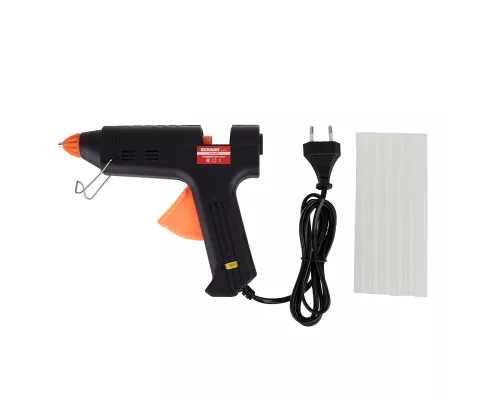 Пистолет клеевой, 60Вт, Ø11мм, настройка температуры 120..240℃, кейс REXANT
