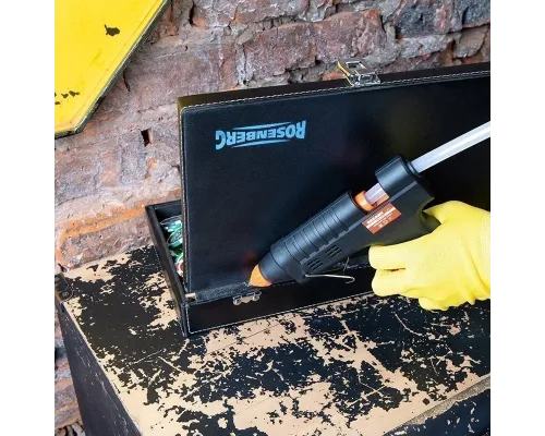 Пистолет клеевой, 60Вт, Ø11мм, настройка температуры 120..240℃, кейс REXANT