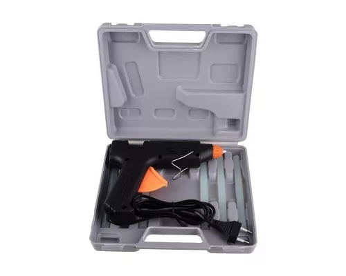 Пистолет клеевой, 60Вт, Ø11мм, настройка температуры 120..240℃, кейс REXANT