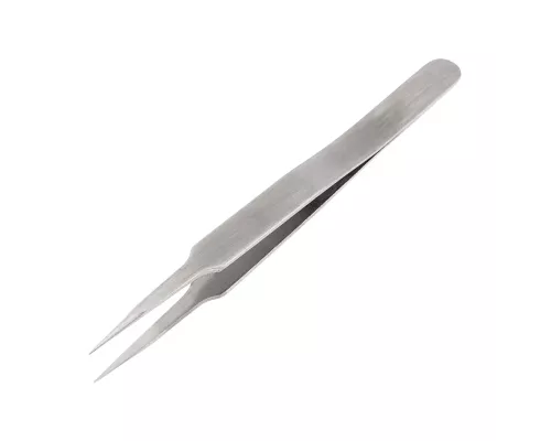 Пинцет прямой с острыми кончиками 120мм REXANT