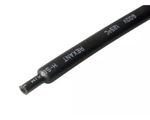 Трубка термоусаживаемая СТТК (3:1) двустенная клеевая 12,0/4,0мм, черная, упаковка 10 шт. по 1м REXANT