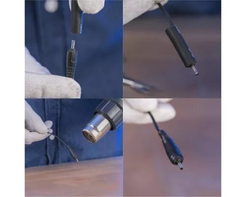 Набор термоусаживаемых трубок СТТК №7 GLUE 3:1, упаковка 7 шт. по 10 см REXANT