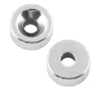 Неодимовый магнитный диск 15х5мм, с зенковкой 10х4,5мм (2 шт/уп) REXANT
