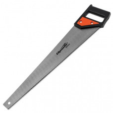 Ножовка по дереву, 500 мм, 5-6 TPI, каленый зуб, линейка, пластиковая рукоятка// SPARTA, 232365