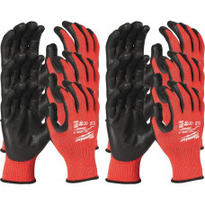 Перчатки Milwaukee с защитой от порезов, уровень 1, размер L/9 (12 пар)