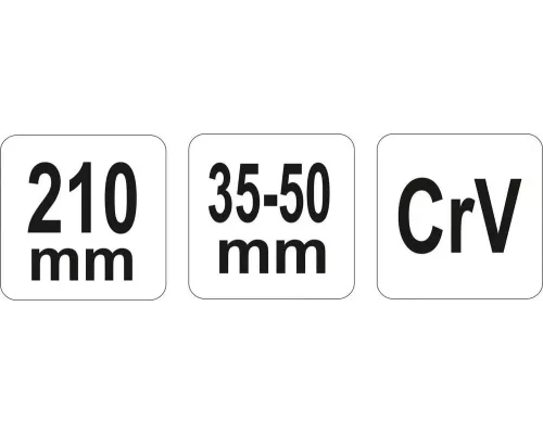 Ключ гаечный односторонний 35-50 мм YATO YT-01671
