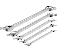 Набор ключей TORX шарнирных двухсторонних T15-T60 5 эл YATO YT-05320