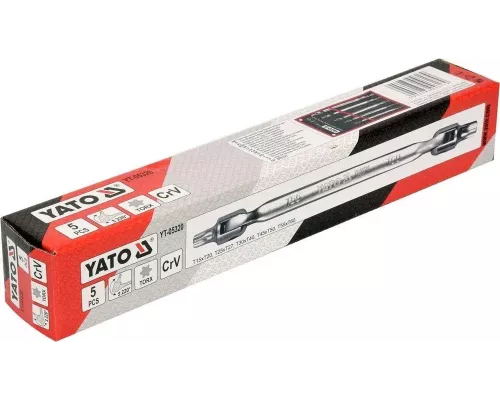 Набор ключей TORX шарнирных двухсторонних T15-T60 5 эл YATO YT-05320