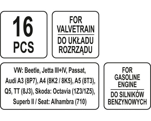 Комплект блокировки ГРМ VAG tsi/tfsi YATO YT-06024