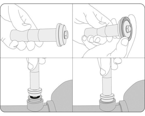 Набор для установки подшипников и сальников на автомобиле YATO YT-0638