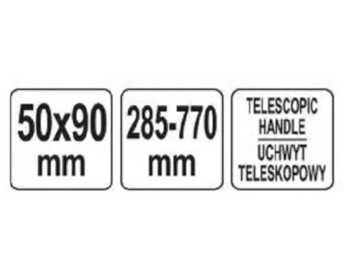 Досмотровое зеркало 50x90 мм YATO YT-0660