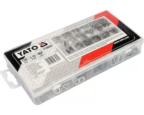 Набор стопорных шайб 720 шт YATO YT-06858