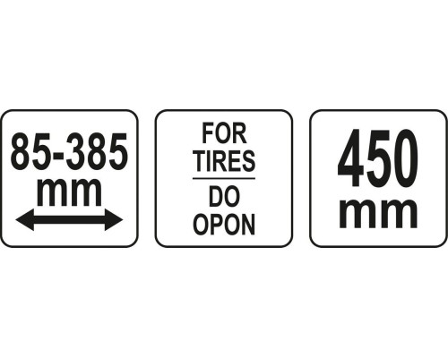 Разбрасыватель шин 85-385 мм YATO YT-08120
