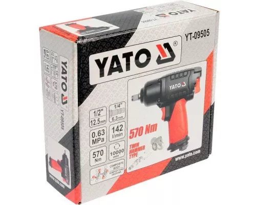 Ударный пневматический гайковерт YATO YT-09505