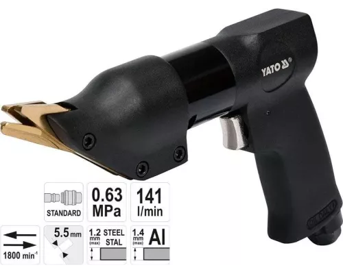 Пневмоножницы по металлу YATO YT-09944