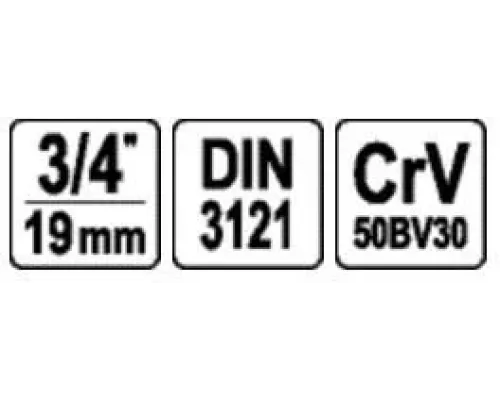 Удлинитель для воротка 3/4'' 400мм YATO YT-1342