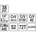 Набор инструмента с головками и насадками YATO YT-14471