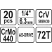 Набор торцевых головок YATO YT-14491