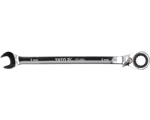 Комбинированный ключ с трещоткой на 10 мм YATO YT-1653