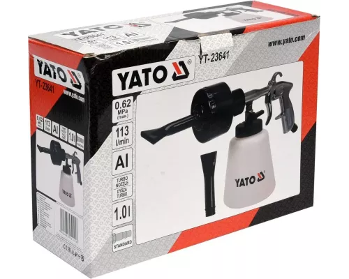 Пневматический пистолет для пены 1 л YATO YT-23641