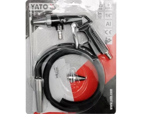 Пистолет пескоструйный с шлангом YATO YT-2375