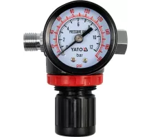 Редукционный клапан пневматический с манометром YATO YT-2381