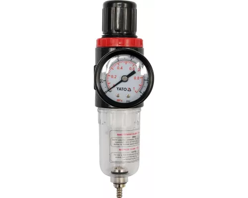 Фильтр редуктивный с сепаратором и манометром YATO YT-2382
