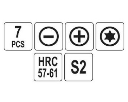 Набор точных отверток, 7 шт. YATO YT-25863