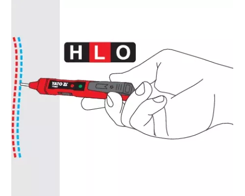 Тестер индикатор напряжения YATO YT-28631