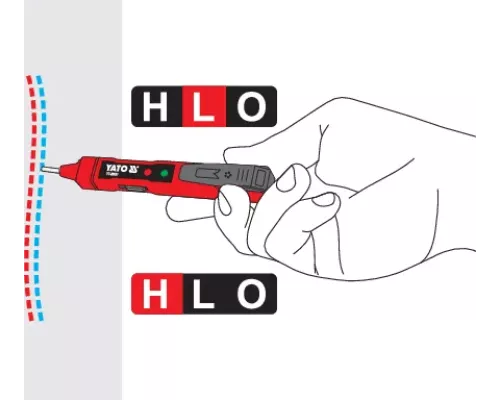 Тестер индикатор напряжения YATO YT-28631