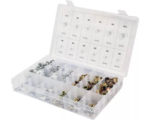 Заклепки стальные и алюминиевые 300 шт YATO YT-36480