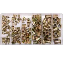 YT-36481 Набор резьбовых заклепок сталь М3-М10, 150шт, YATO, 5906083026096, (CN)