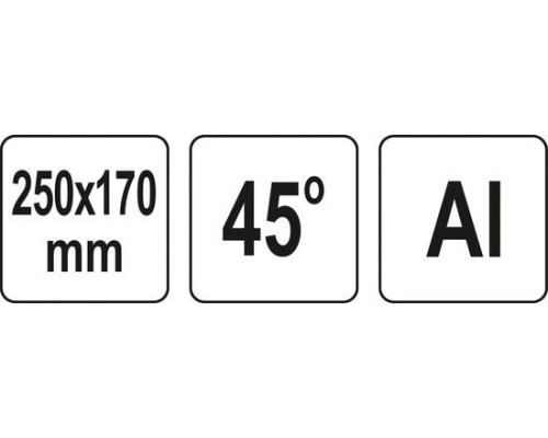 Направляющая для снятия фаски с плитки под углом 45 градусов YATO YT-36984