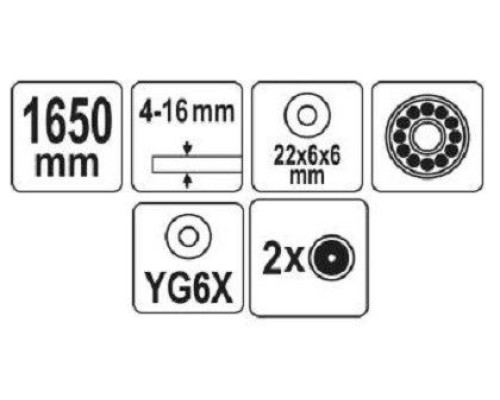 Устройство для резки плитки 1650мм YATO YT-37010