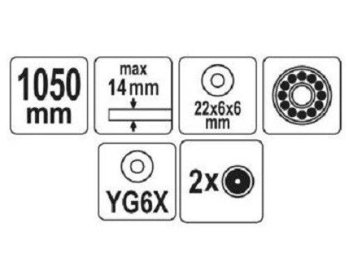 Устройство для резки плитки 1050мм YATO YT-37015