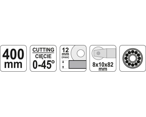 Плиткорез 400мм YATO YT-37034