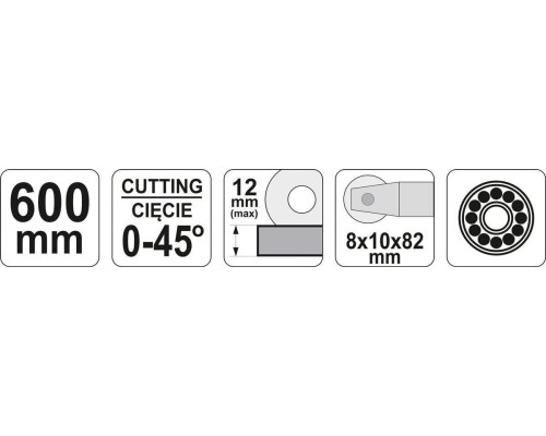 Плиткорез 600мм YATO YT-37036