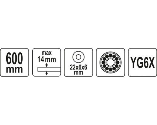 Плиткорез 60 см со столом YATO YT-37040