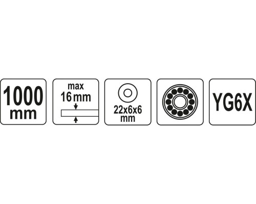 Ручной плиткорез 100 cм YATO YT-37052